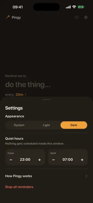 Pingy - The Reminder Tool screenshot 3