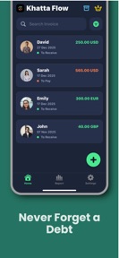 Debt Tracker IOU: Khatta Flow screenshot
