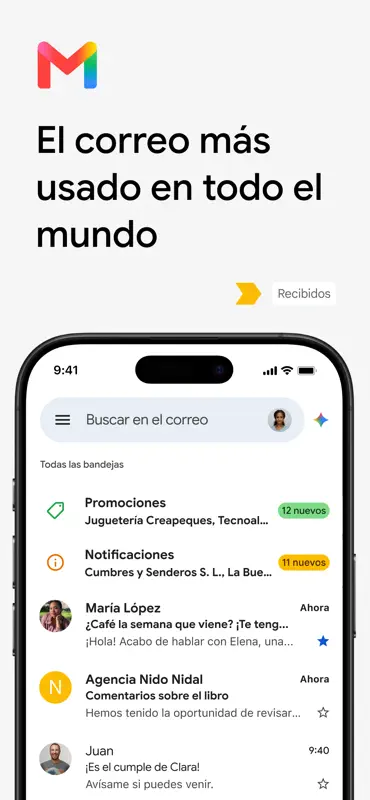 Gmail - El correo de Google screenshot 1 of 10