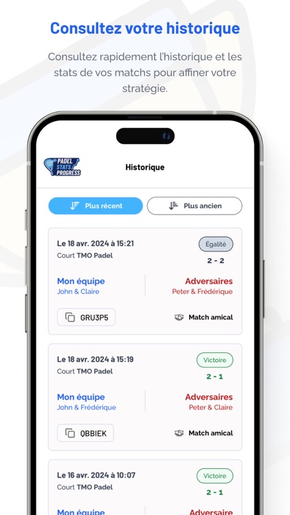 Padel Stats Progress screenshot-3