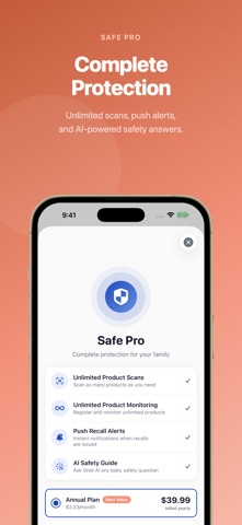 Product Recall Alerts - Safe iPhone screenshot
