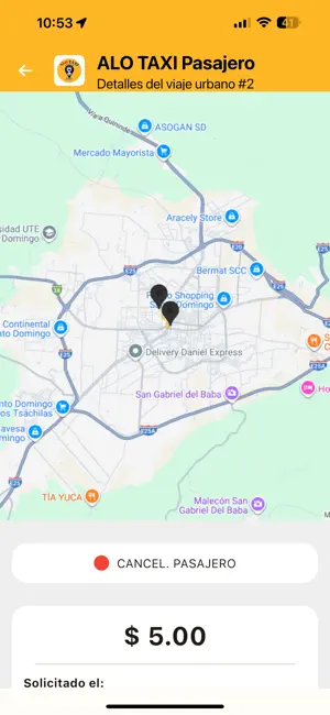 ALO TAXI Pasajero screenshot 4