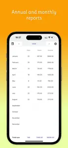 Timesheet: Pay hour calculator screenshot #3 for iPhone