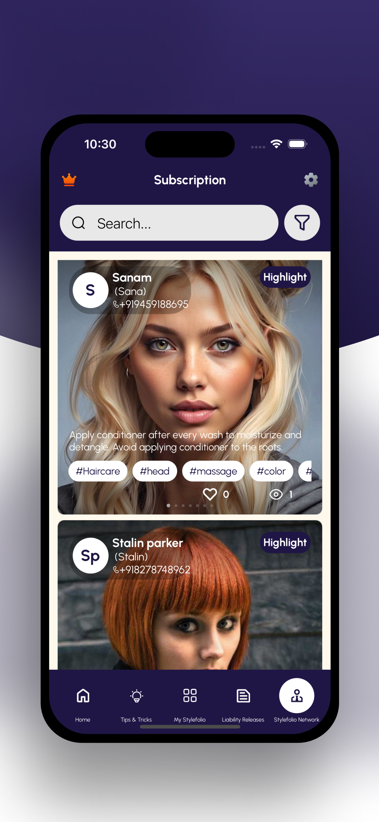 Stylefolio screenshot 8