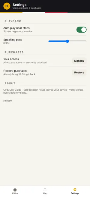 GPS City Guide: Audio Tours screenshot 3