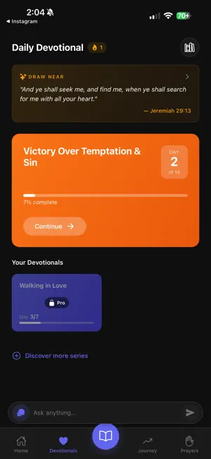 ChooseGOD: Faithful AI Bible screenshot 1