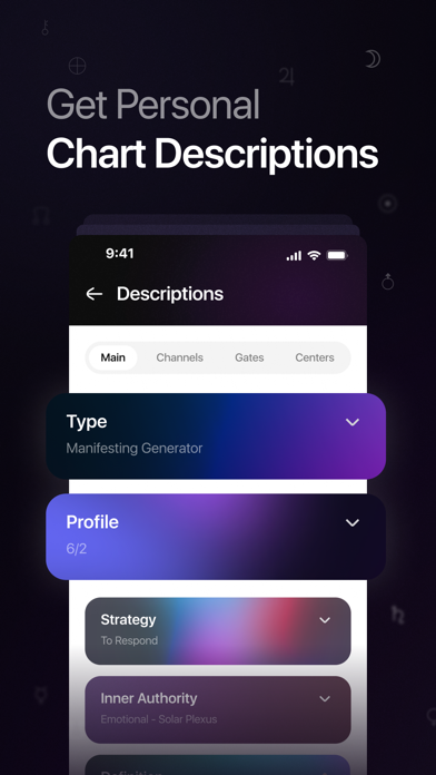 My Human Design App:Hure Chart Screenshot