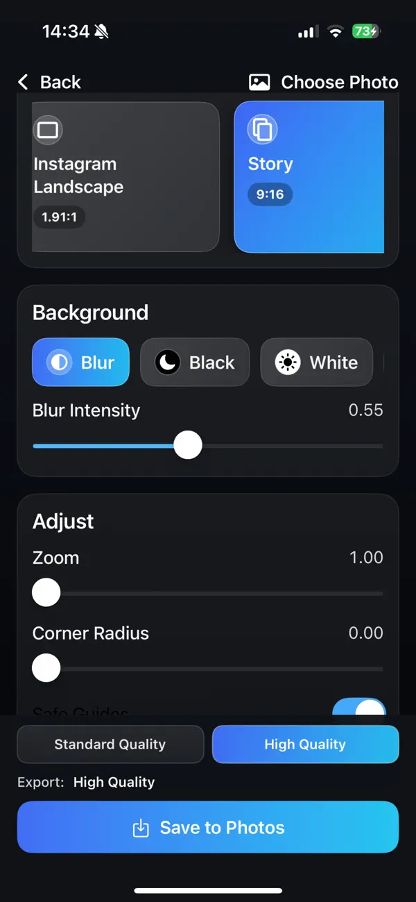 #2. FitFrame: Social Resize (iOS) Podle: Muradiye Kayaduman