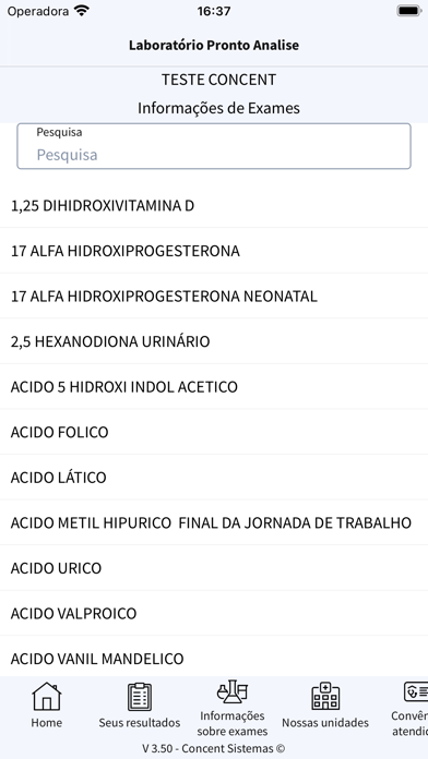 Laboratório Pronto Analise Screenshot 3 - AppWisp.com Laboratório Pronto Analise Screenshot 3 - AppWisp.com