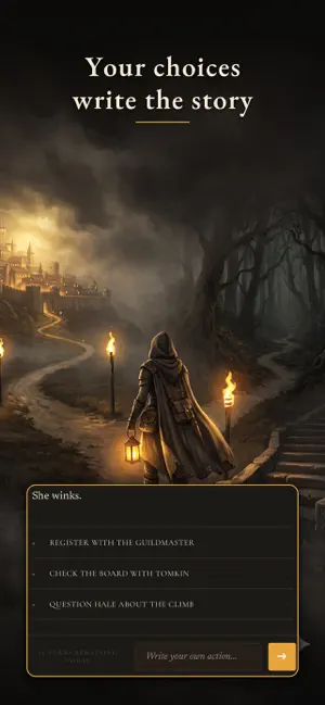 Unwritten AI: Text RPG & Story screenshot 1