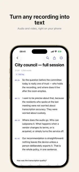 Saylen: Transcribe Audio screenshot 1