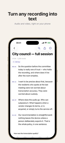 Saylen: Transcribe Audio Screenshot 1 of 8