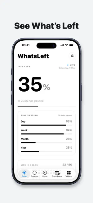 Focus Timer: WhatsLeft screenshot 2