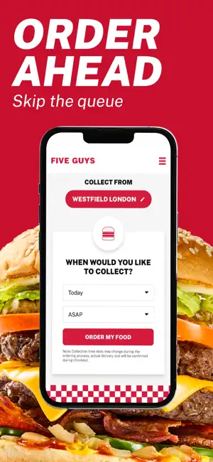 Five Guys iPhone screenshot 1