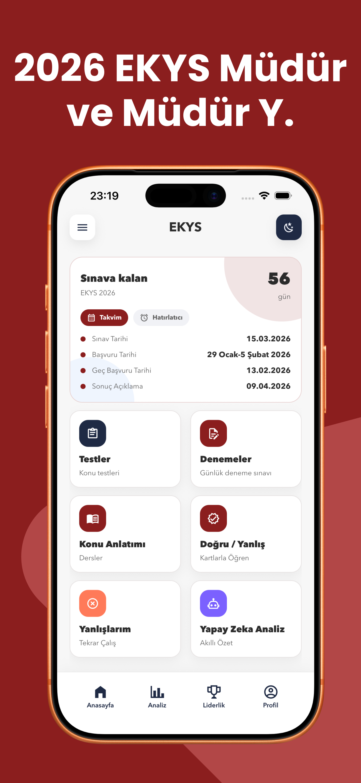 2026 EKYS Müdür ve Müdür Y.