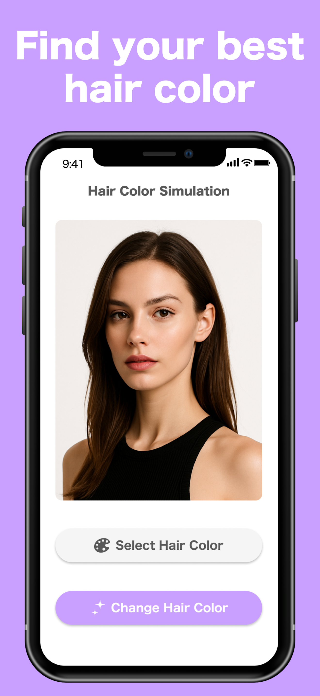 Hair Color & Style Editor App! screenshot 3
