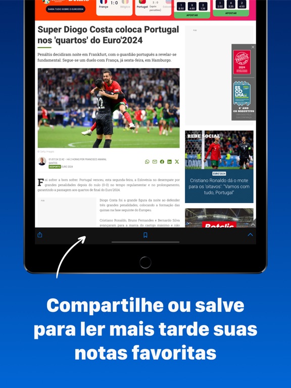 Screenshot #6 pour Jornais Portugueses