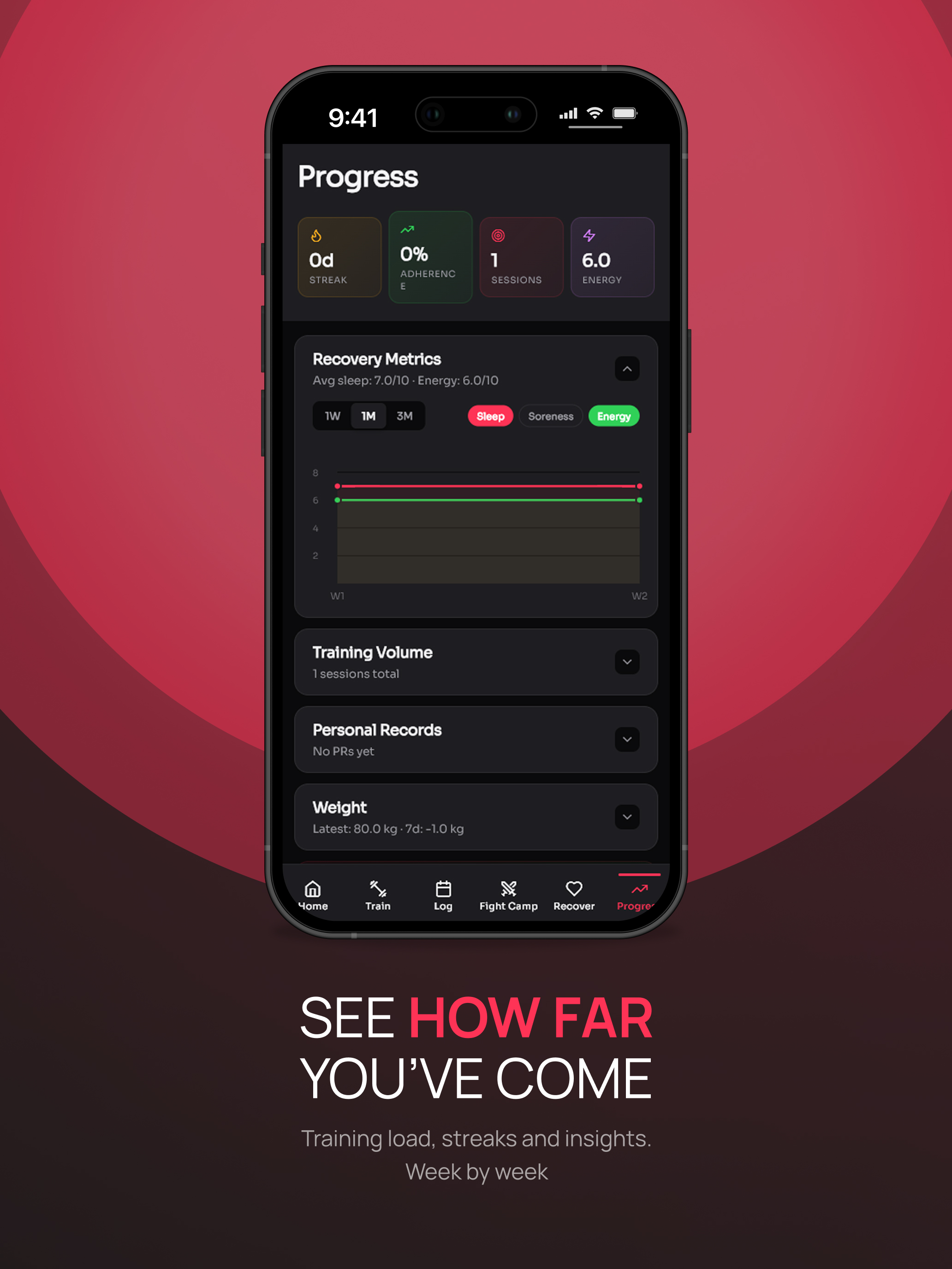 FightTrainer: Tracker Gym Log screenshot 13