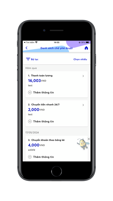 BIZ MBBANK Screenshot