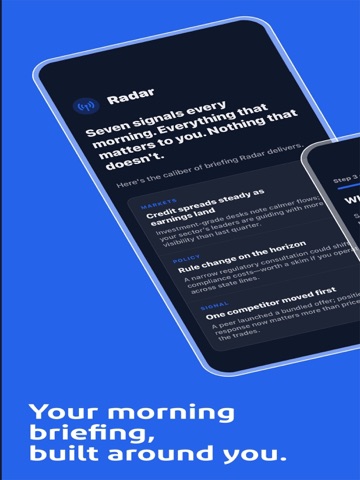 Radar: Morning Intelligence iPad screenshot