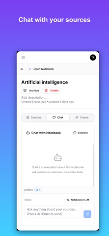 Notebooker AI screenshot