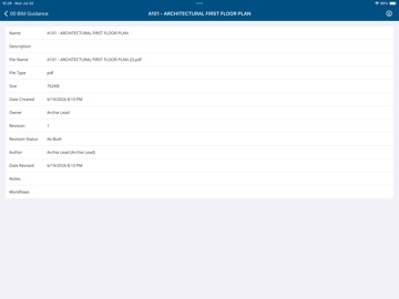 Viewpoint For Projects™ iPad screenshot