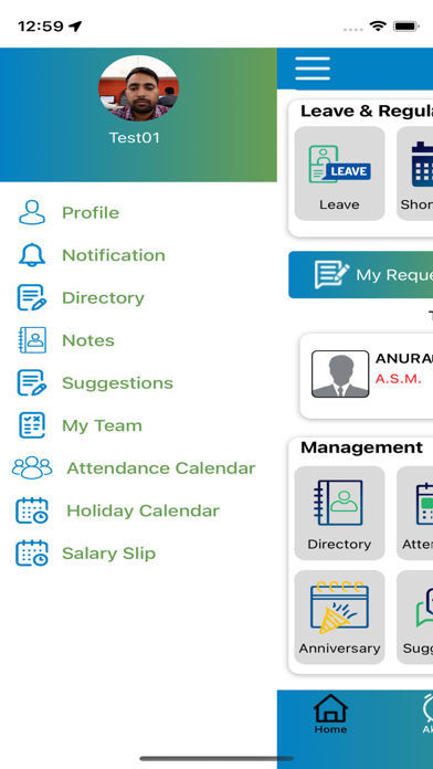 ADL HRMS Screenshot