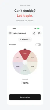 Quick Pick Wheel screenshot 1
