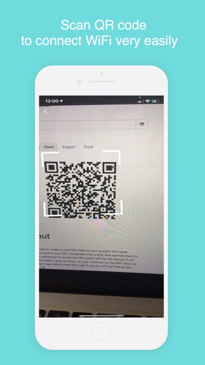 WiFi Share Helper - QR code