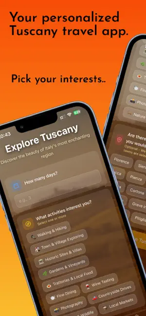 Tuscany Guide - Trip Planner screenshot 1