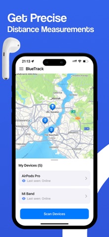 Bluetooth Scanner: BlueTrack Screenshot 3 of 5