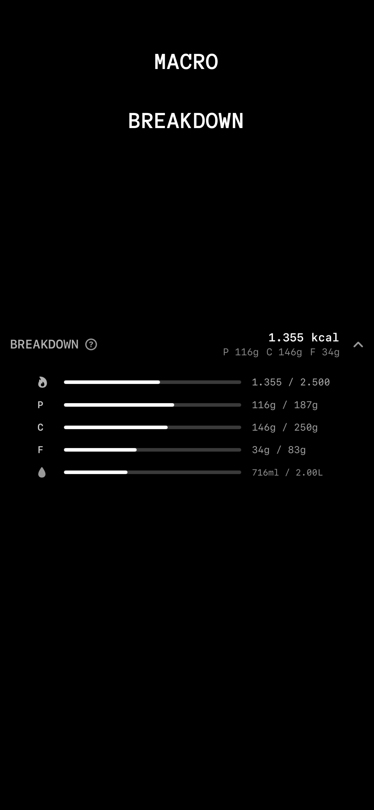 LEFT: Calorie & Macro Tracker screenshot 6