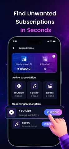 Sublix - Subscription Manager iPhone screenshot