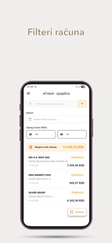 eFiskal - spajalica screenshot