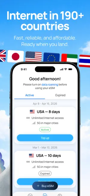 HiLibre: eSIM Card for Travel screenshot 2