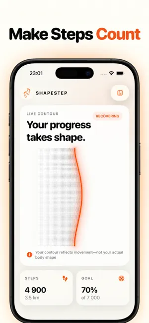 Walk More, Stay Fit: ShapeStep screenshot 1