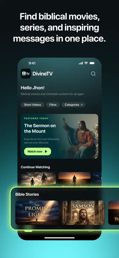 DivineTV - Christian Streaming screenshot 1