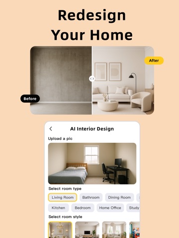 AI Home Design：AI Spacely iPad screenshot 2