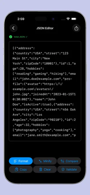 JSON Viewer & Formatter screenshot 2