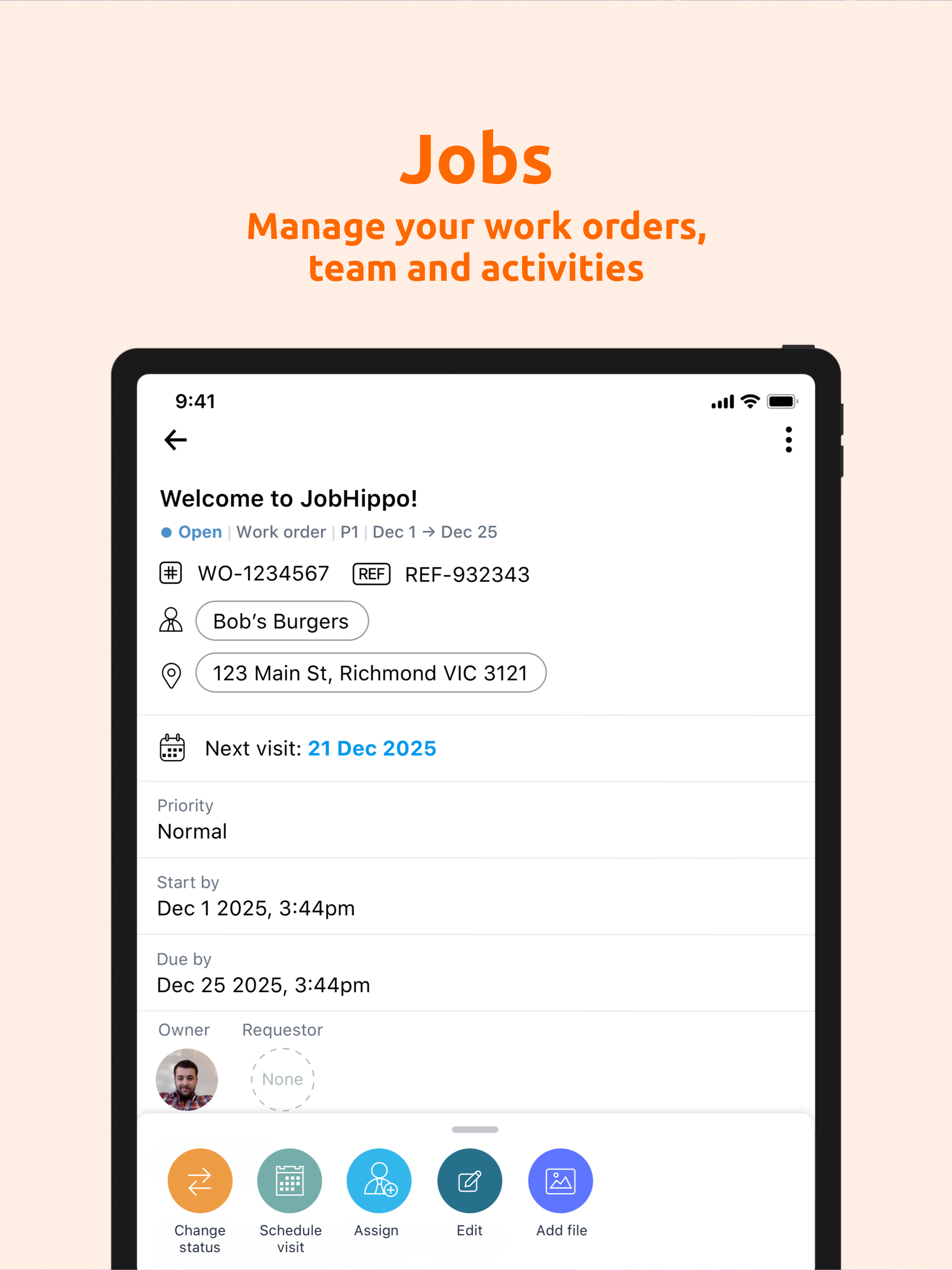JobHippo - Field service app screenshot 6
