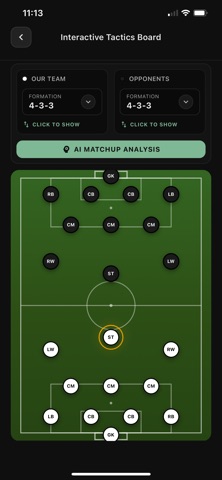 AI Soccer Assistant screenshot