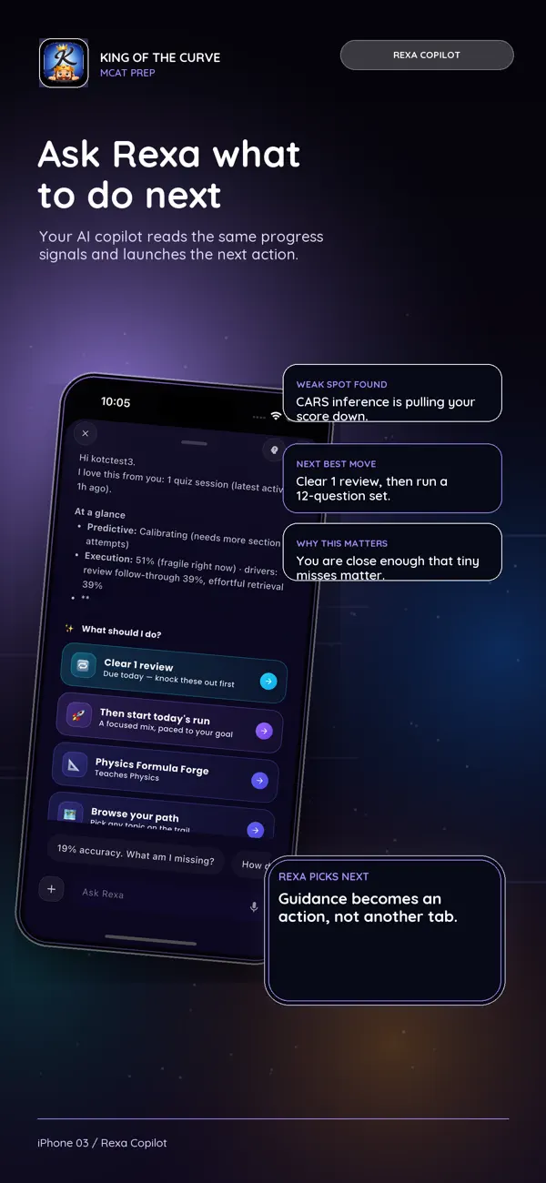 Screenshot #3 pour MCAT: King of the Curve