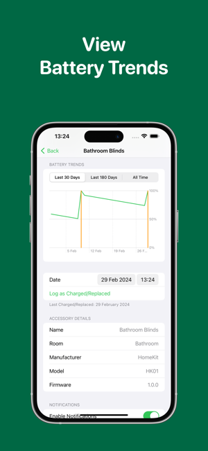 ‎HomeBatteries for HomeKit Screenshot