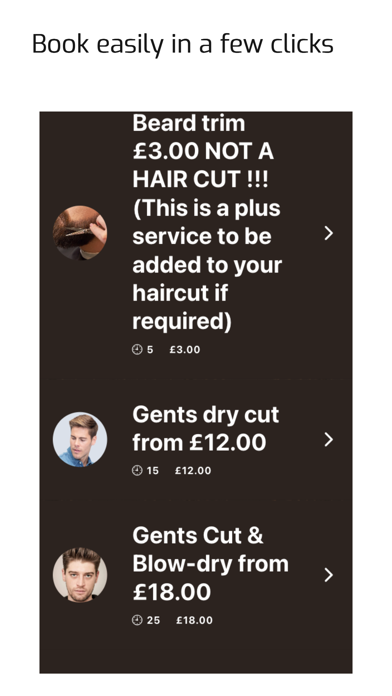 Screenshot #2 pour Belles Barbers Bonnybridge