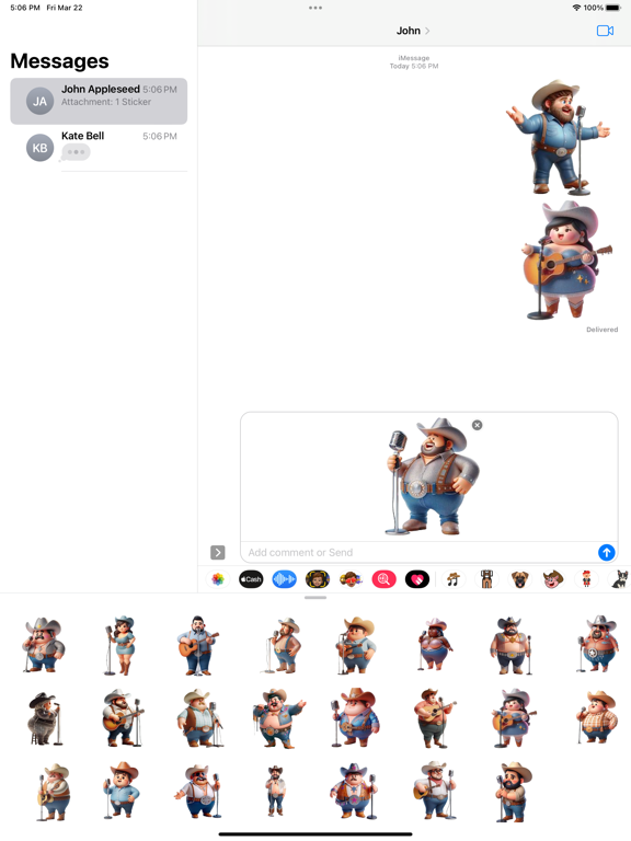 Screenshot #6 pour Country Music Stickers