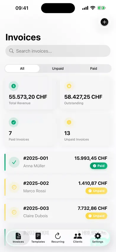 Invoice Flow screenshot 1