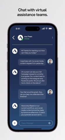 Ava Virtual Assistant screenshot
