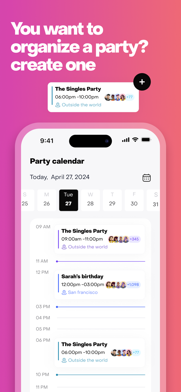 PartyMatch - Swipe and Party