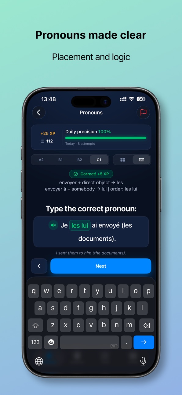 iPhone screenshot