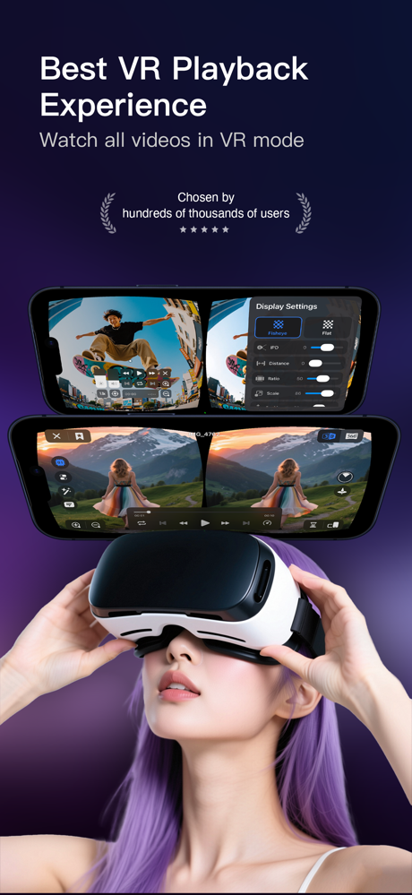 rPlayer: VR & 3D Video Player screenshot 1